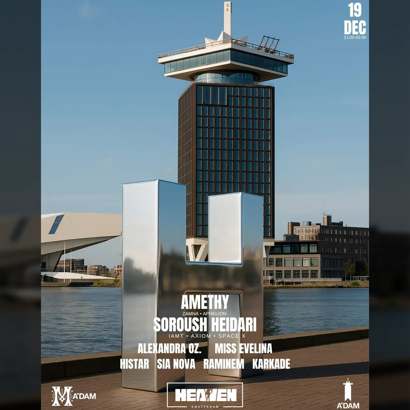Madam by Night invites: Heaven Amsterdam