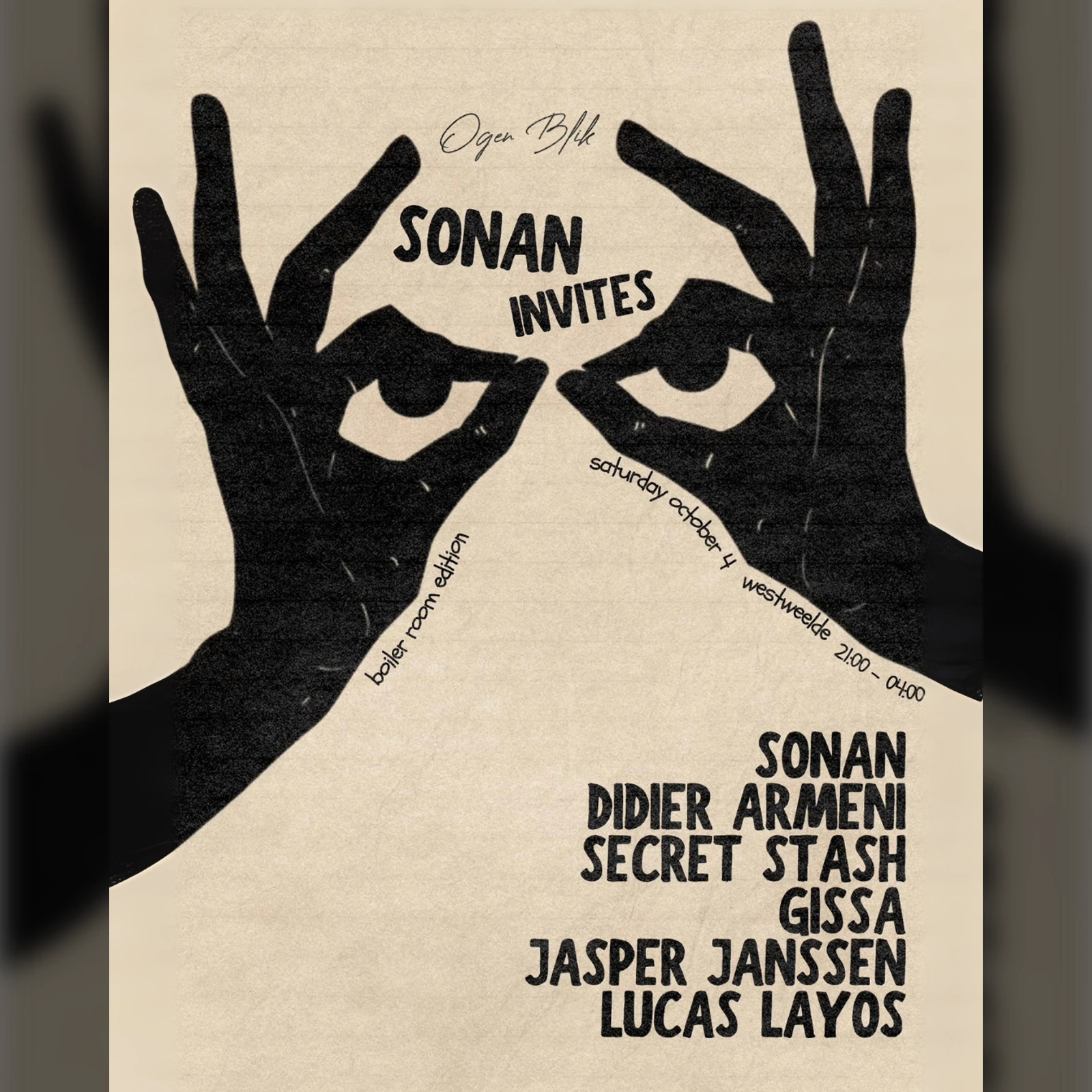 Ogen Blik presents Sonan Invites