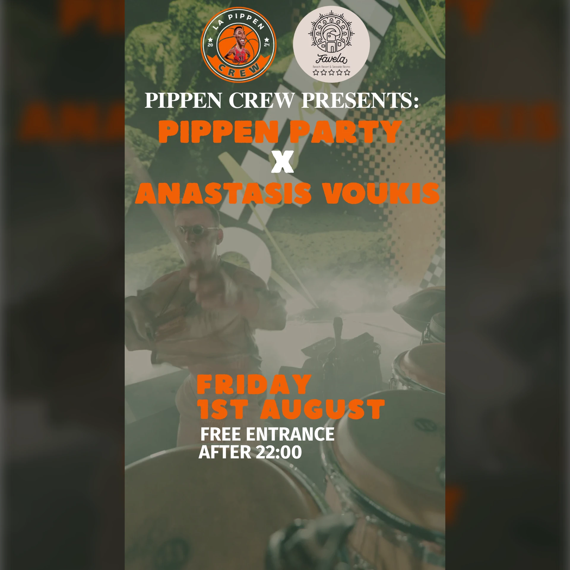 Pippen Party x Favela Beach Bar