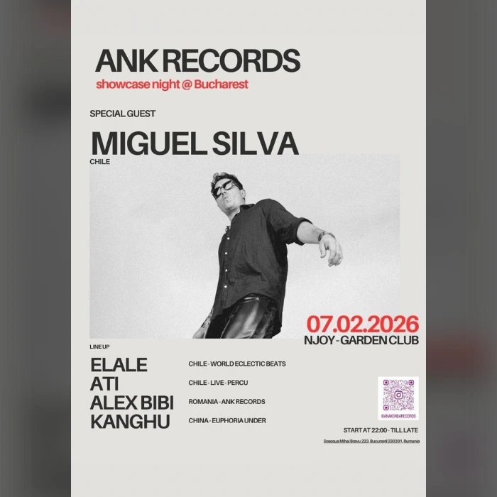 ANK RECORDS Showcase with Miguel Silva & special guests at nJOY Club Bucharest