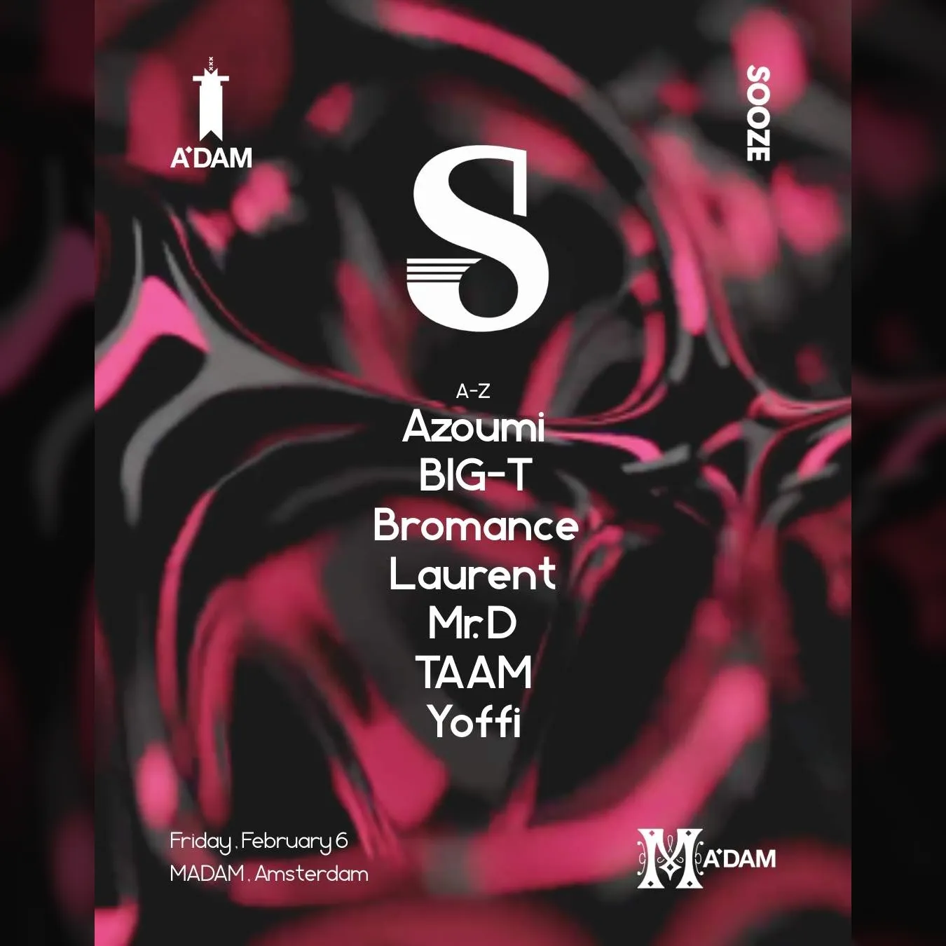 Madam by Night invites: SOOZE