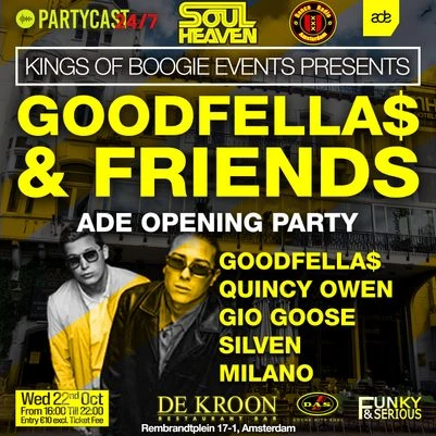Kings of Boogie Events Presents: Goodfella$ & Friends