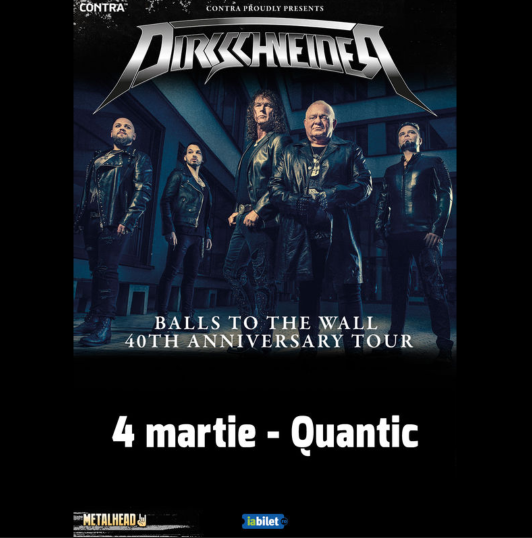 DIRKSCHNEIDER - BALLS TO THE WALL - 40TH ANNIVERSARY TOUR