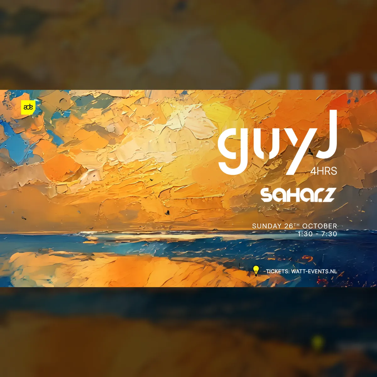 Guy J - ADE boatparty