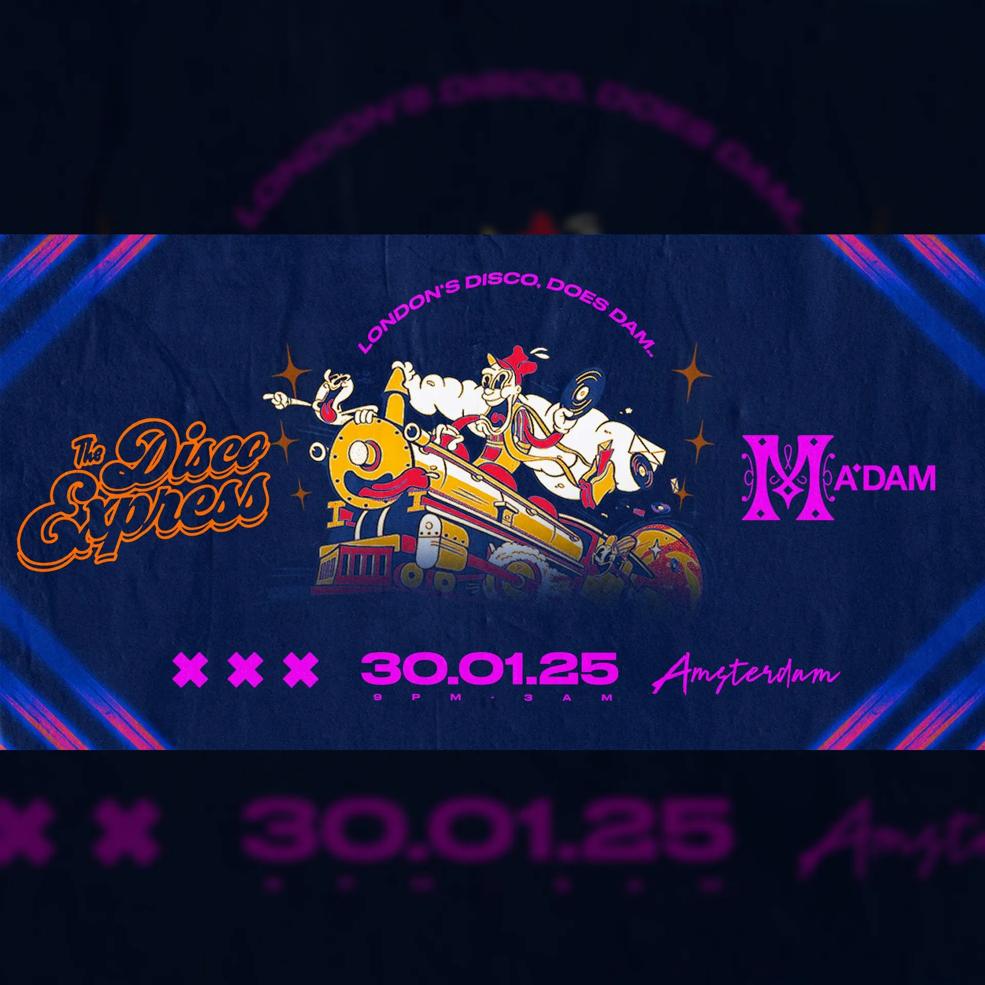 Madam by Night invites: The Disco Express