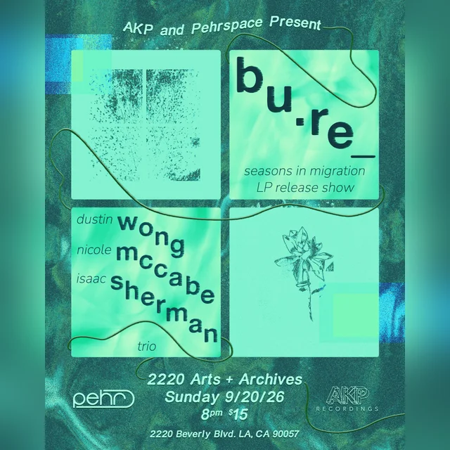 bur.e_ "seasons in migration" LP release - Nicole McCabe