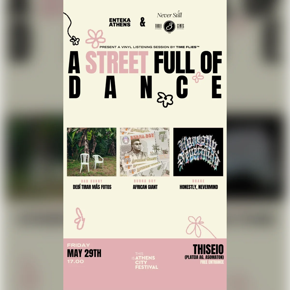 TIME FLIES ©️ proudly present :   A STREET FULL OF DANCE 
