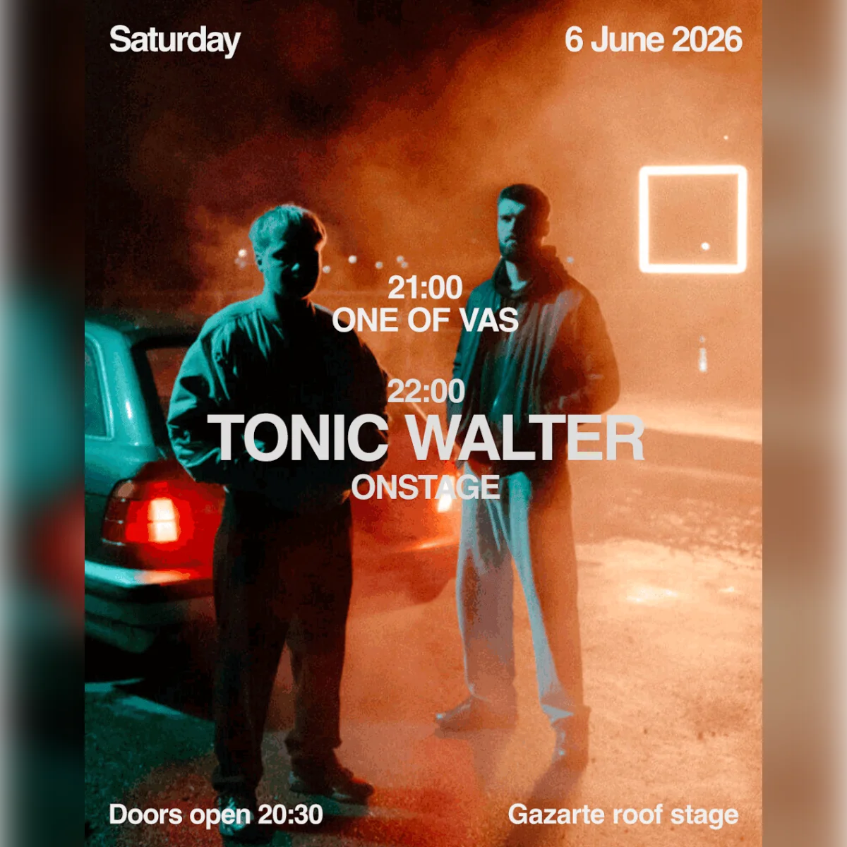 EDEN LIVE presents TONIC WALTER