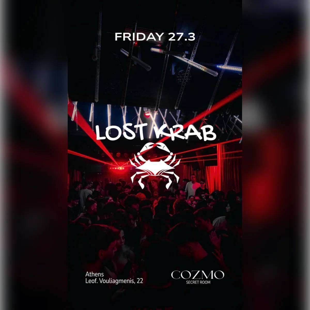 LOST KRAB at SECRET ROOM COZMO