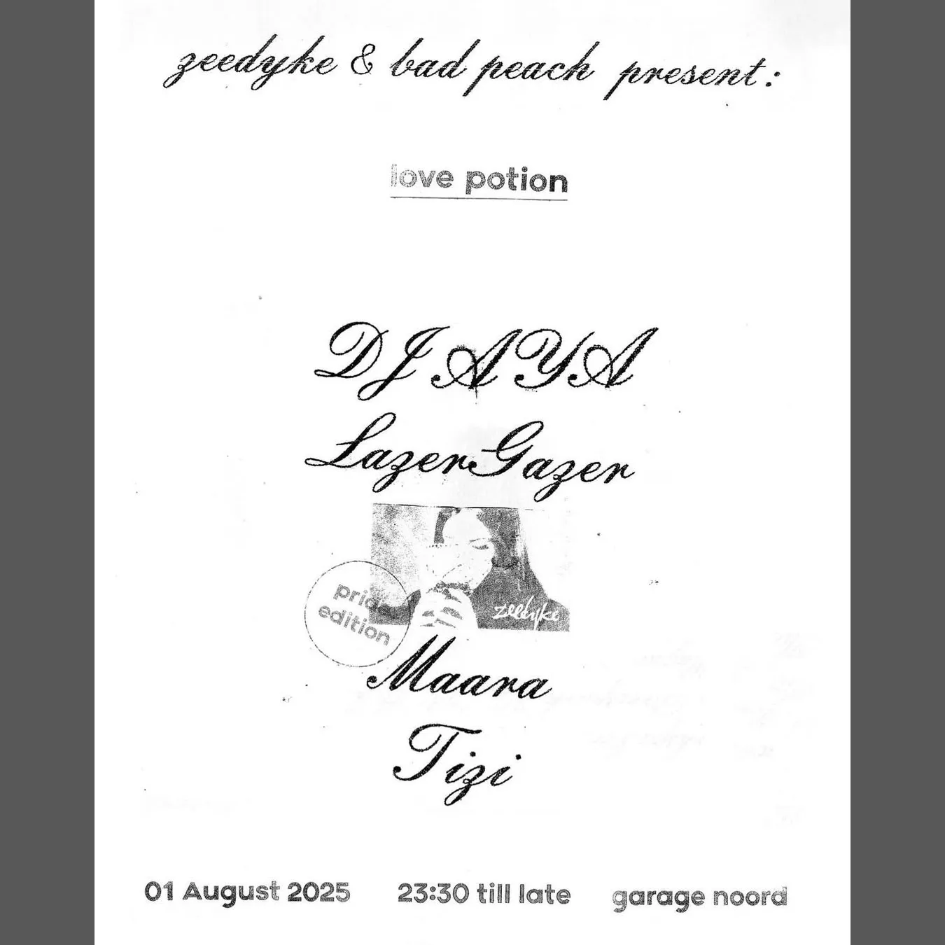 zeedyke ✕ bad peach present: love potion (pride edition)