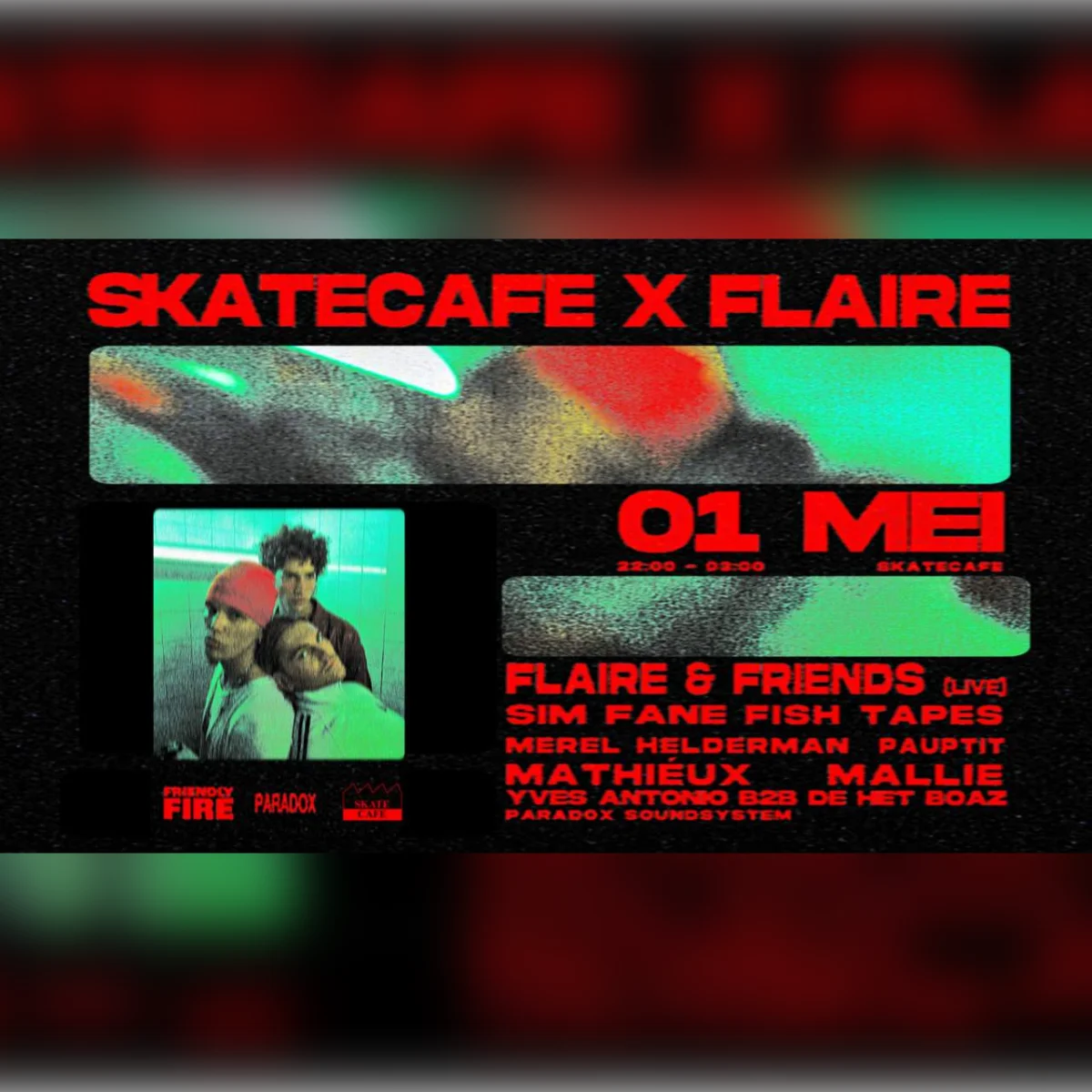 Flaire & Friends (Live), Fish Tapes, SIM Fane, Merel Helderman, Mathiéux, Yves Antonio & More