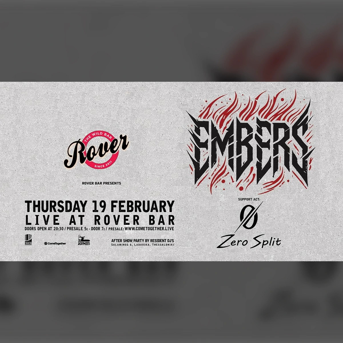 EMBERS live guests: ZERO SPLIT