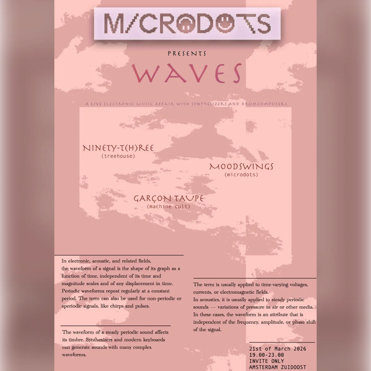 Microdots Sound Society presents: WAVES