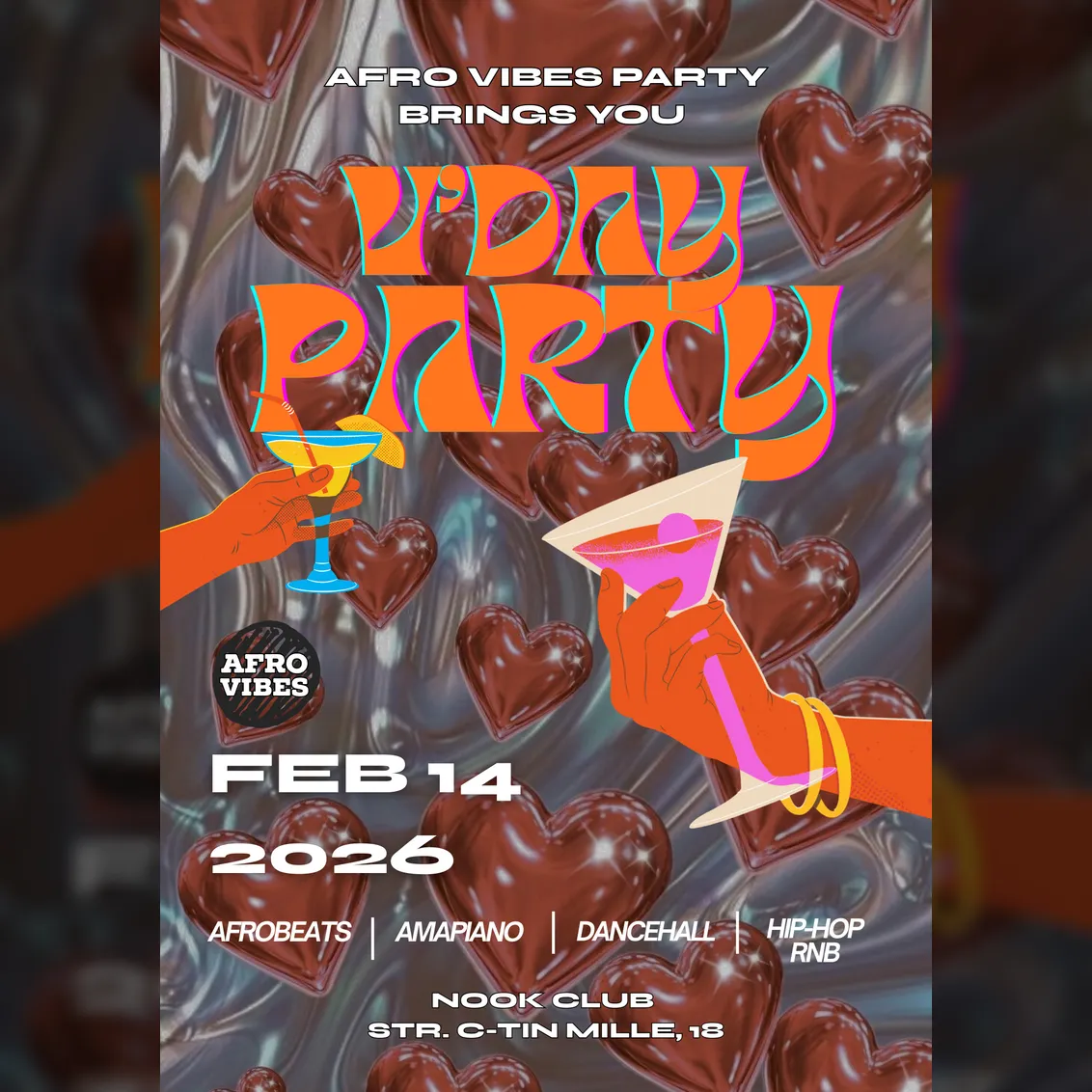 Afro vibes VDAY PARTY