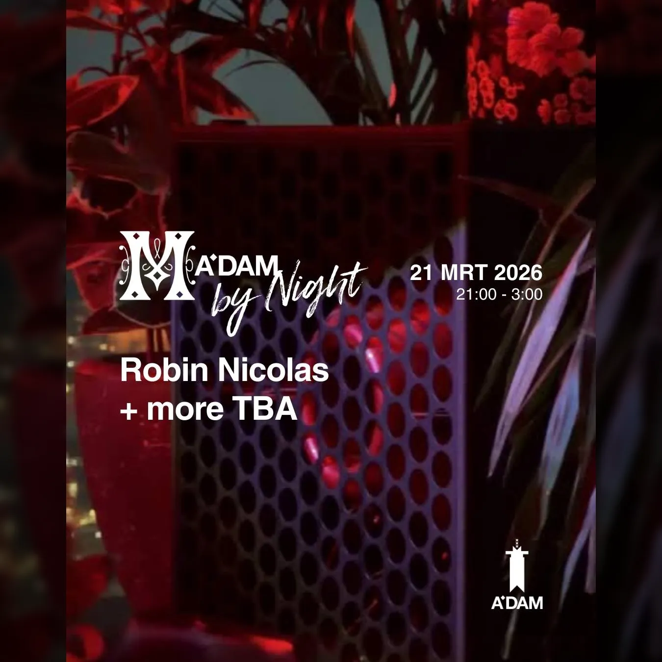 Madam by Night invites: Robin Nicolas
