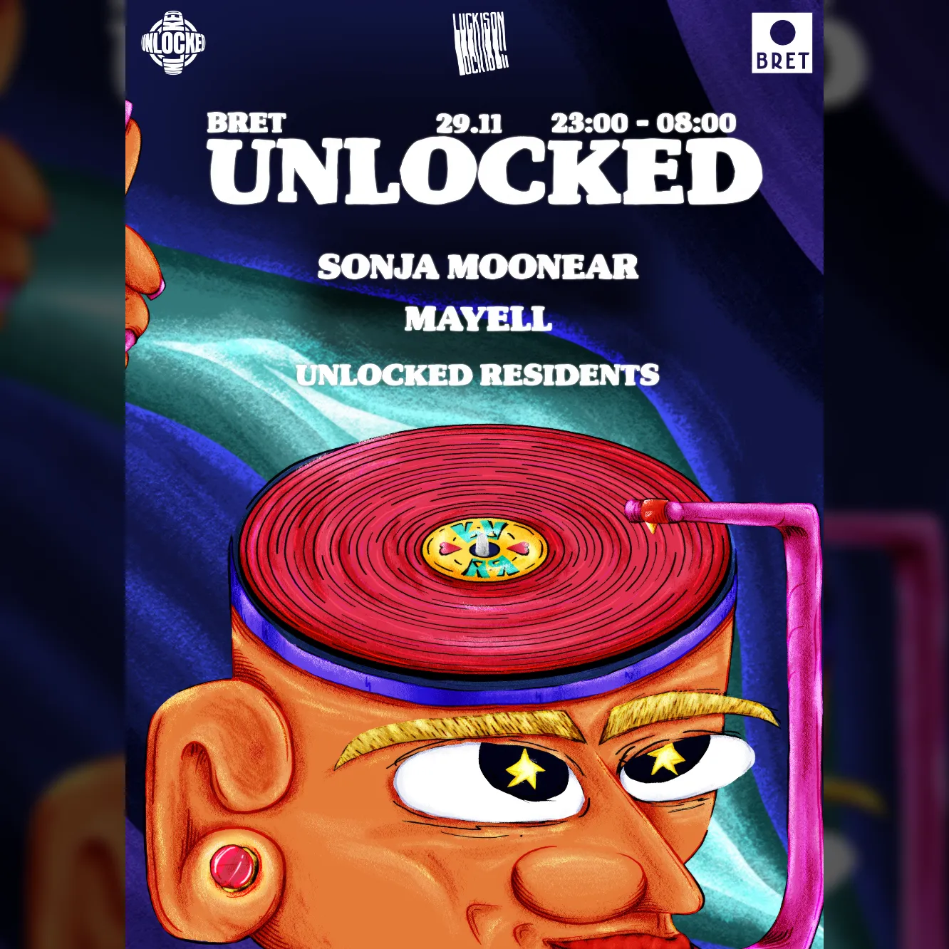 Unlocked X Luckison invite Sonja Moonear