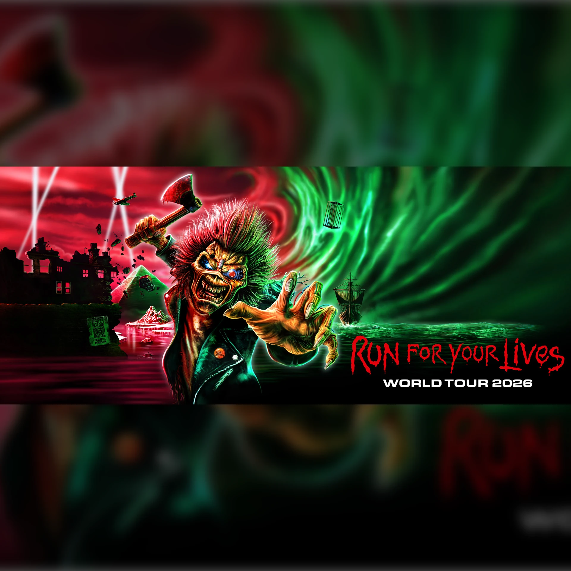 IRON MAIDEN - Run For Your Lives World Tour