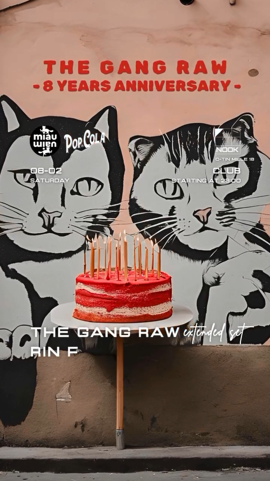 THE GANG RAW 8 YEARS ANNIVERSARY