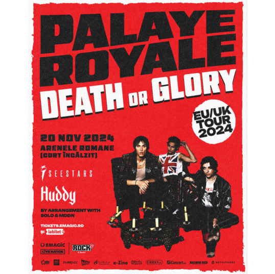 PALAYE ROYALE. Special guests: I SEE STARS, HUDDY