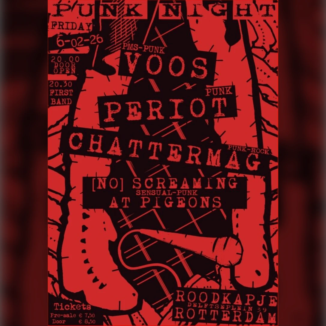 VOOS, Periot, Chattermag, [No] Screaming at Pigeons