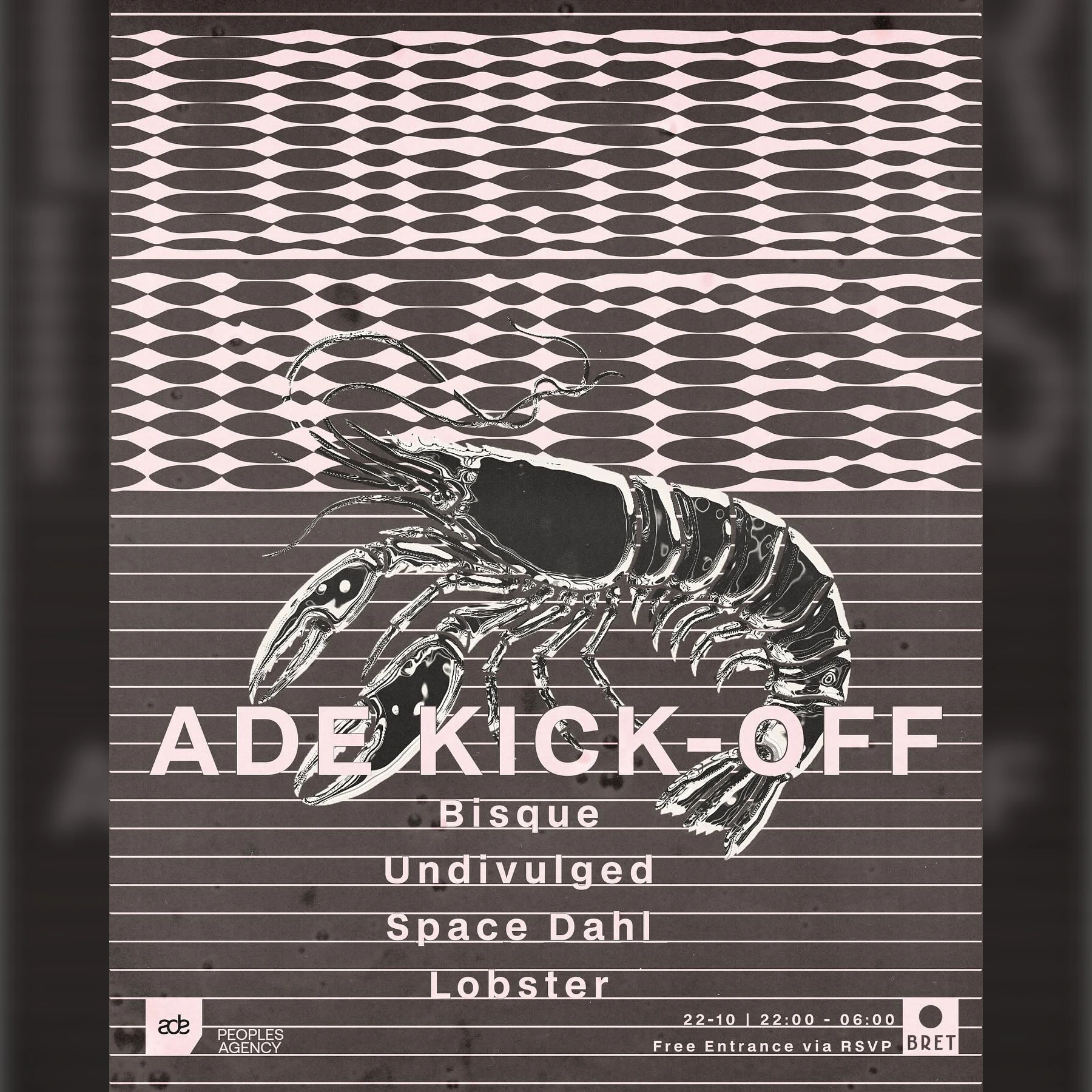 BRET ADE kick-off: Lobster invites (Free Party) 