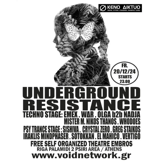 Underground Resistance - 2 Stages Free Rave