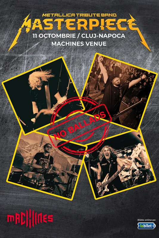Cluj-Napoca: Masterpiece-Metallica tribute band live