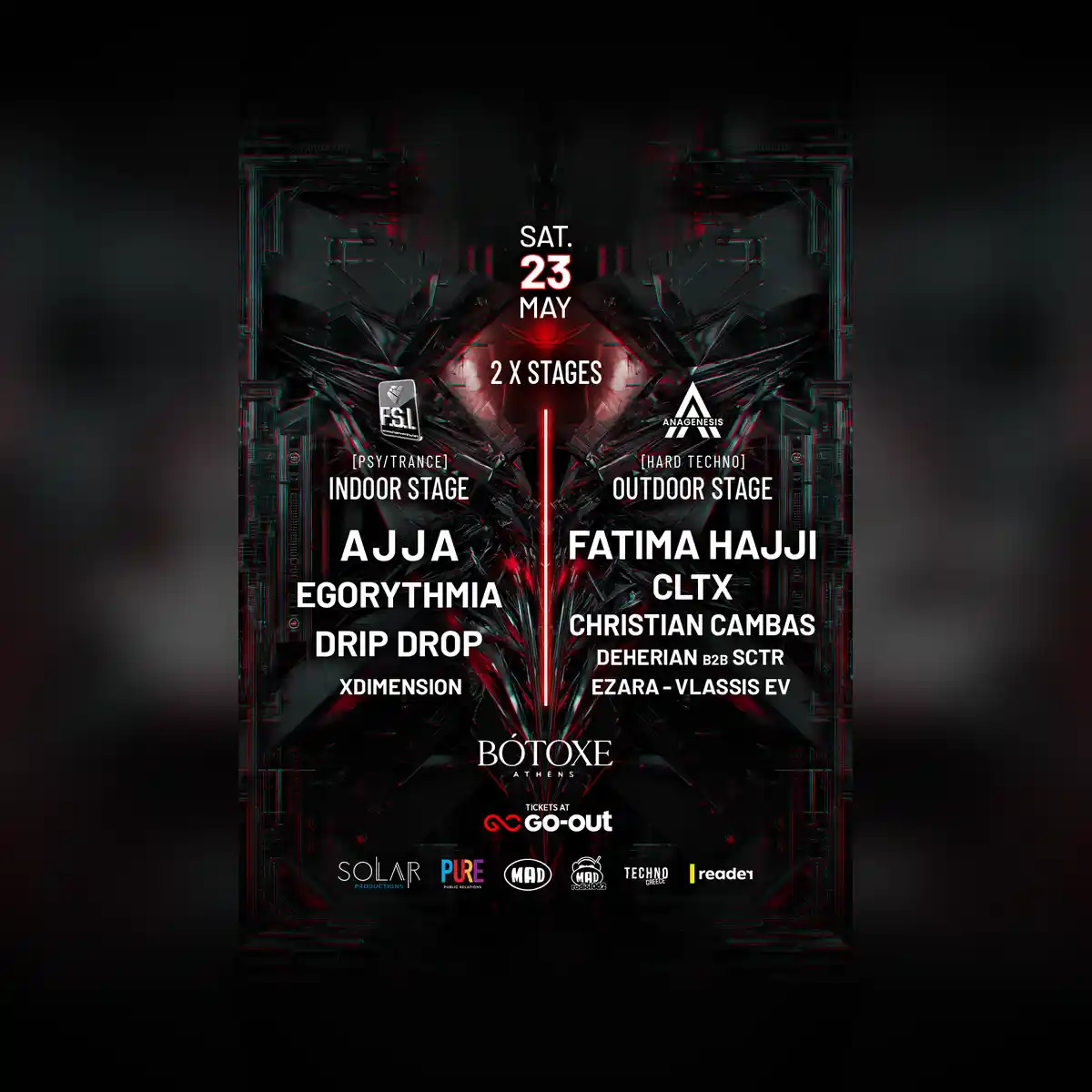 2 Stages: F.S.I. 25 Legendary Years x Anagenesis 1 Year Anniversary