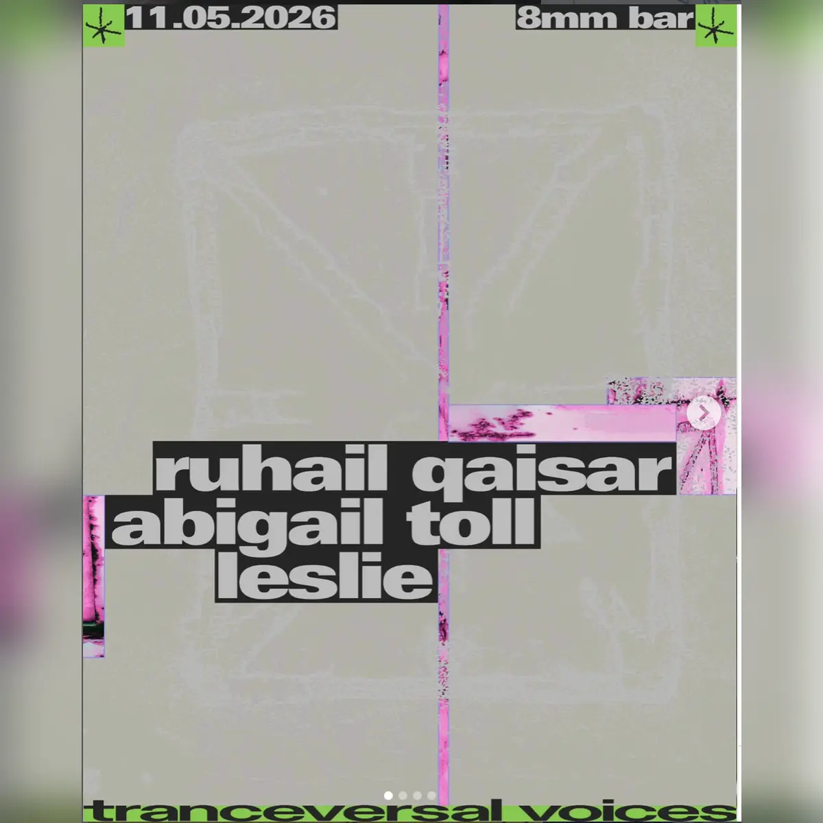 TRANCEVERSAL VOICES AT 8MM