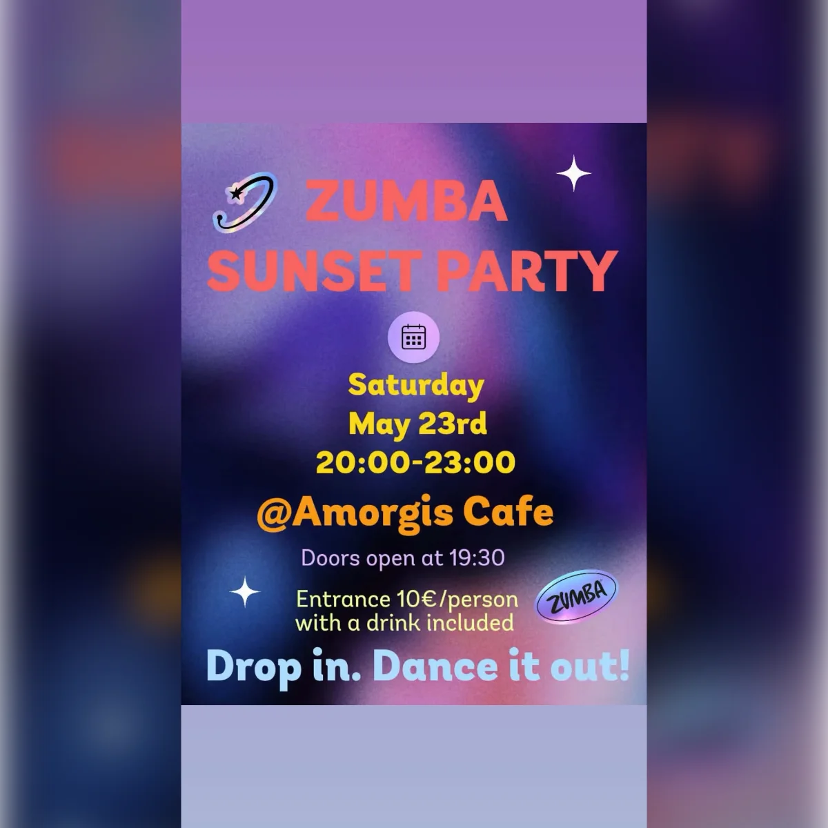 Zumba sunset party