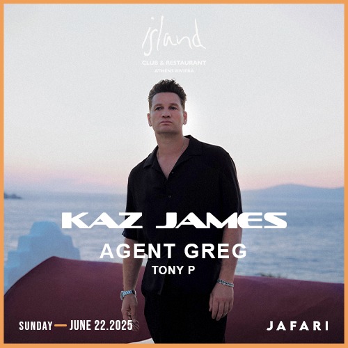 Kaz James at Island Athens Riviera
