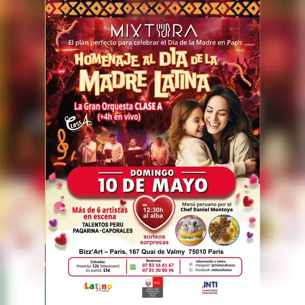 HOMENAJE AL DIA DE LA MADRE LATINA