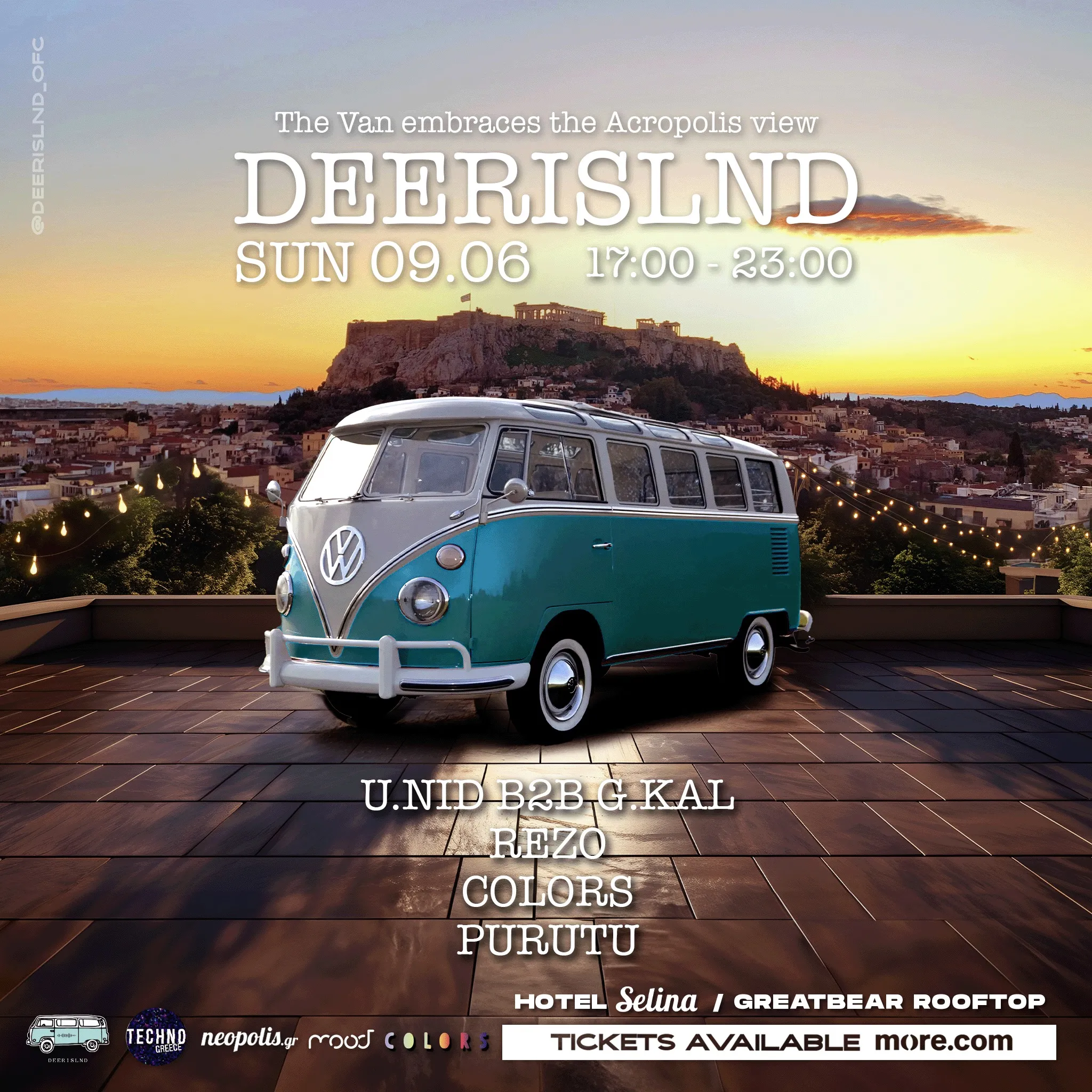 The van Welcomes the summer