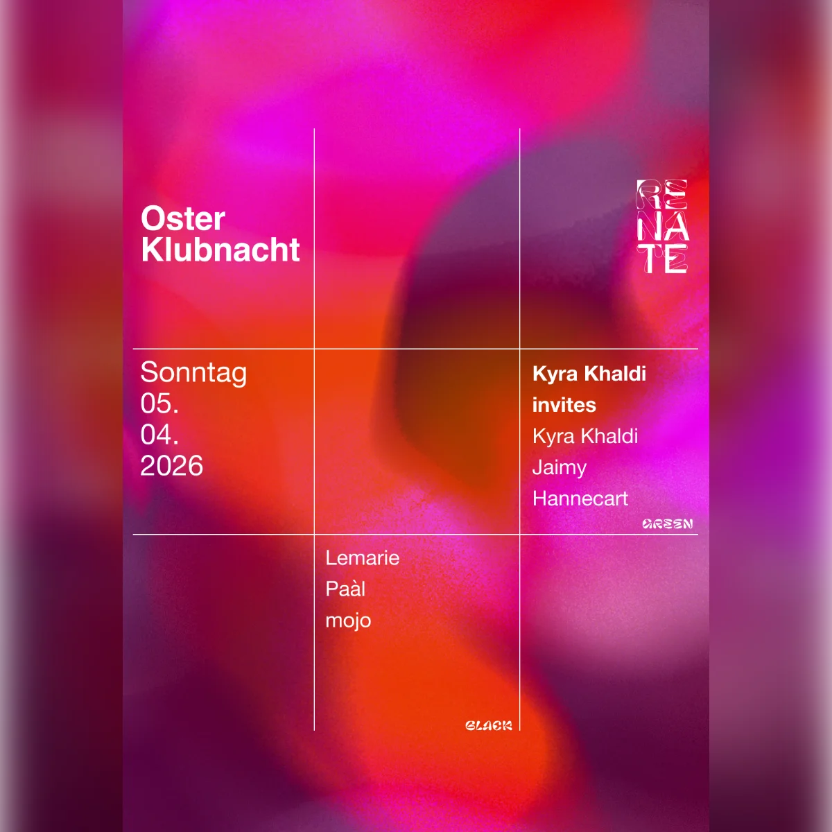 Renate's Osterklubnacht