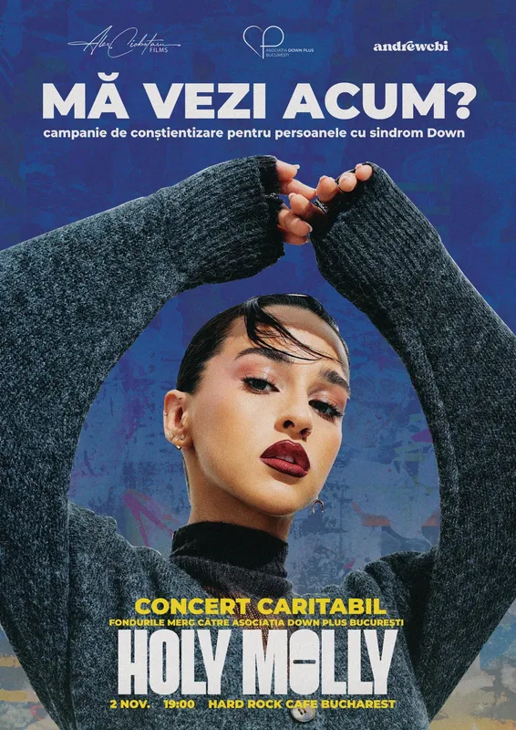 Concert caritabil Holy Molly x Asociația Down Plus București