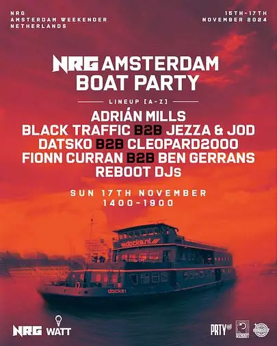 Day 3 | NRG Amsterdam - Boat Party