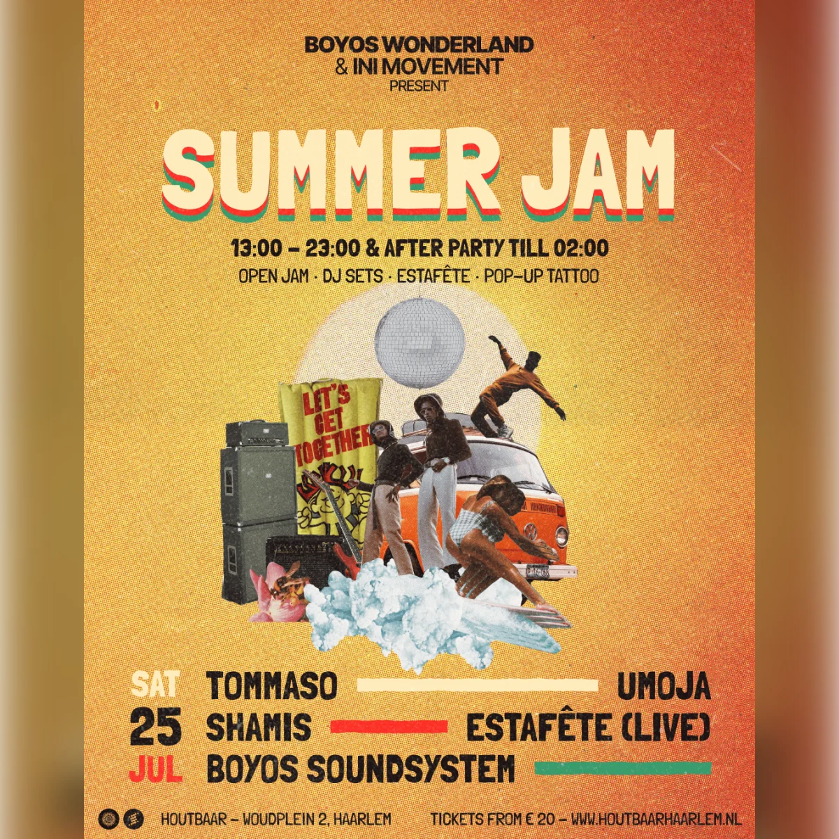 INI Movement & Boyos Wonderland present: LIVE SUMMER JAM