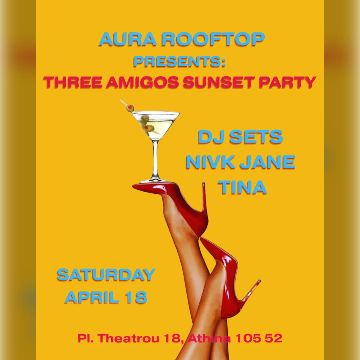 Three Amigos Sunset Rooftop Cocktail Party 