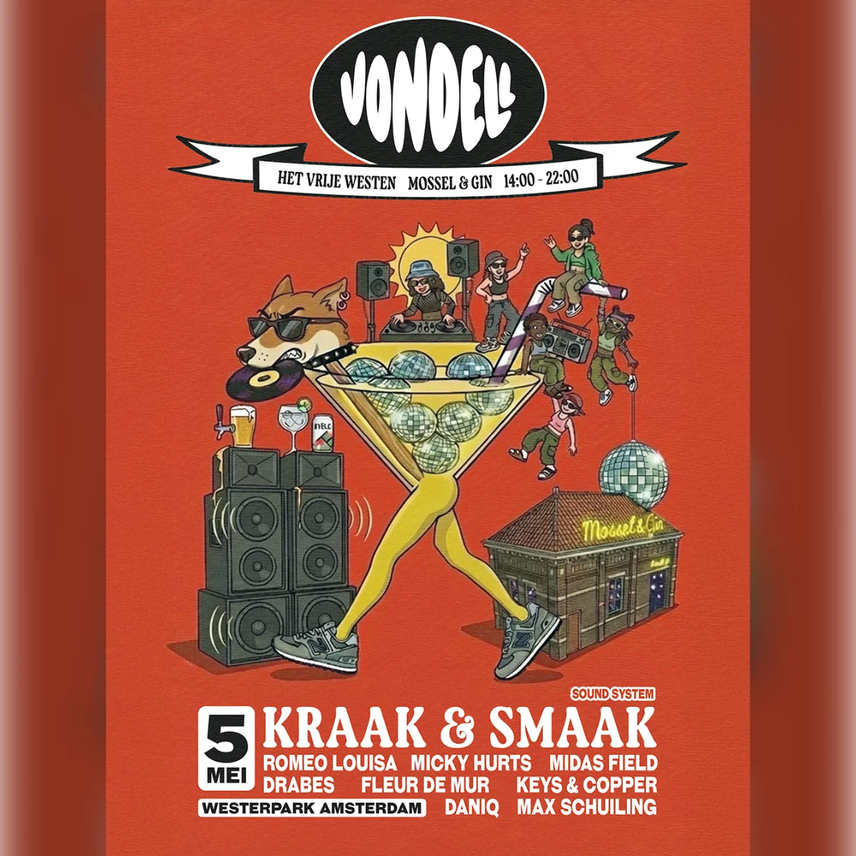 Vondell x Mossel & Gin – Het Vrije Westen