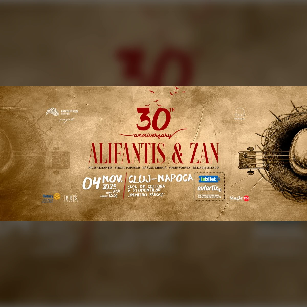 Turneu Aniversar Alifantis & Zan - 30 Ani