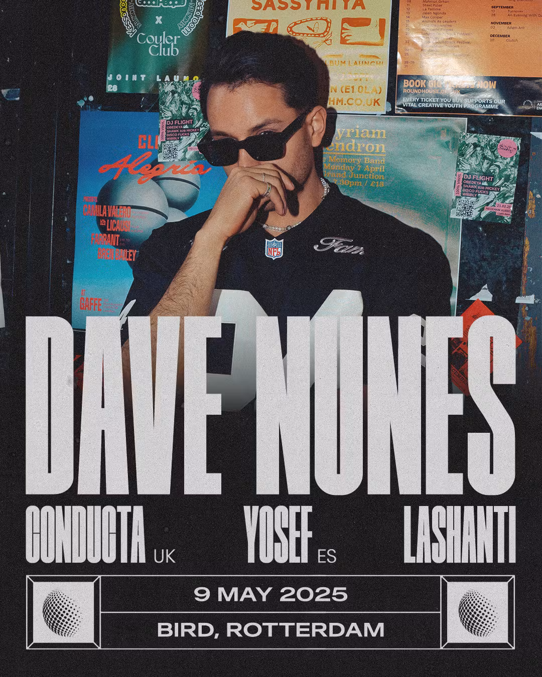 Dave Nunes + special guests: Conducta (UK), Yosef (ES) and Lashanti