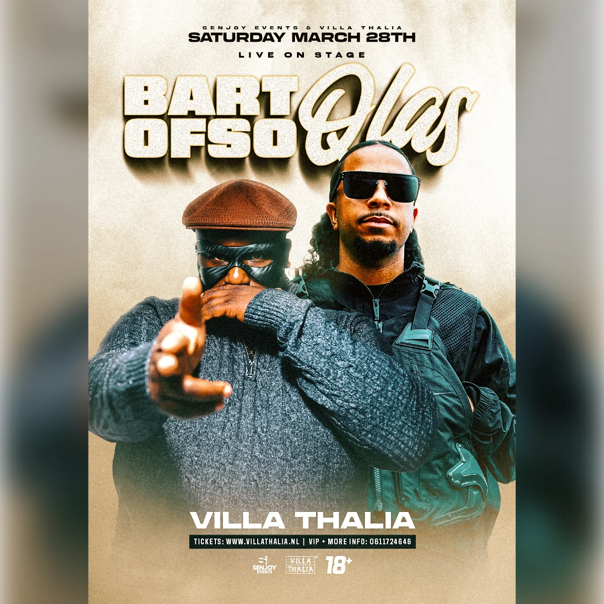 VILLA THALIA INVITES QLAS & BARTOFSO(LIVE) | saturday MARCH 28TH