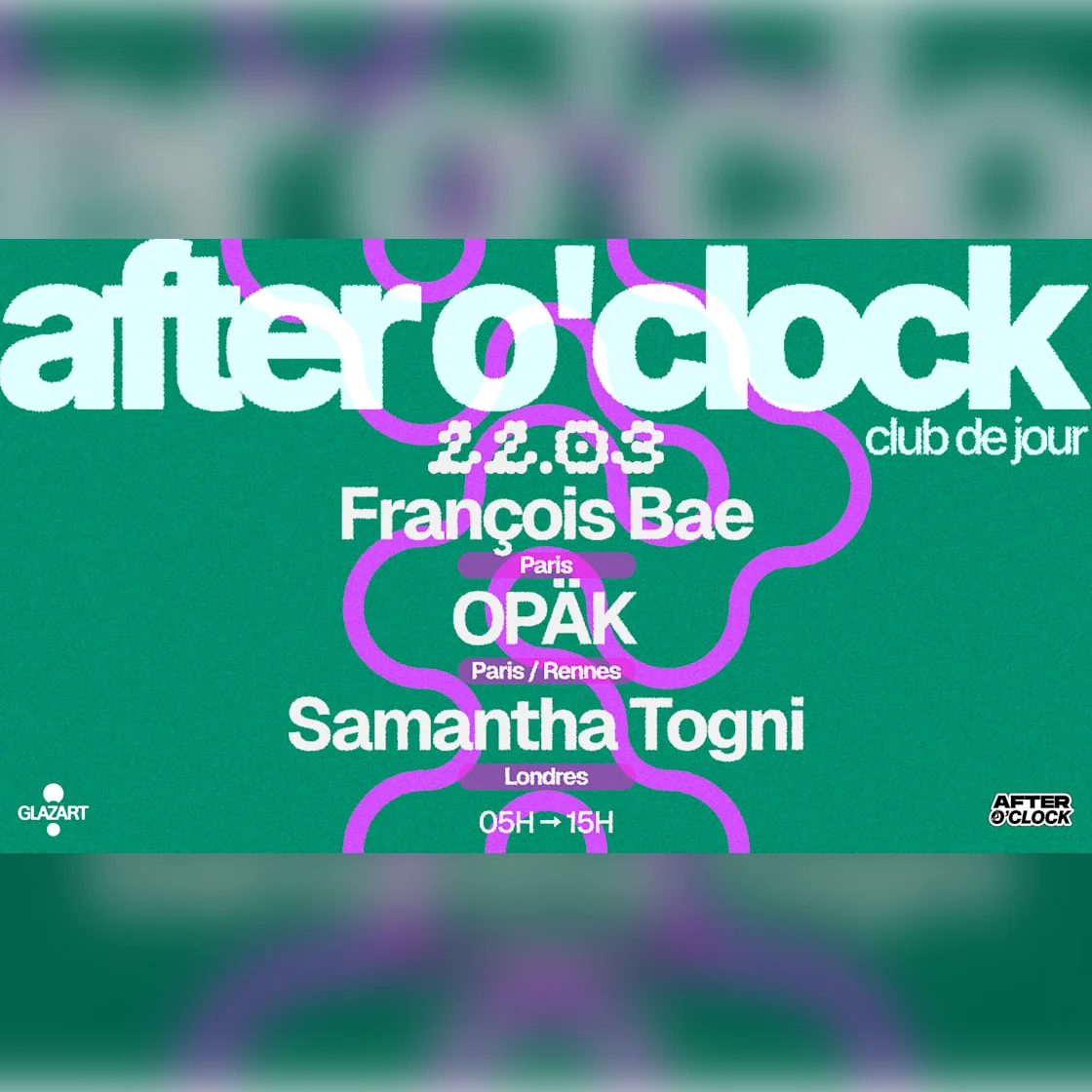 After O'clock : Samantha Togni - Opäk - François Bae