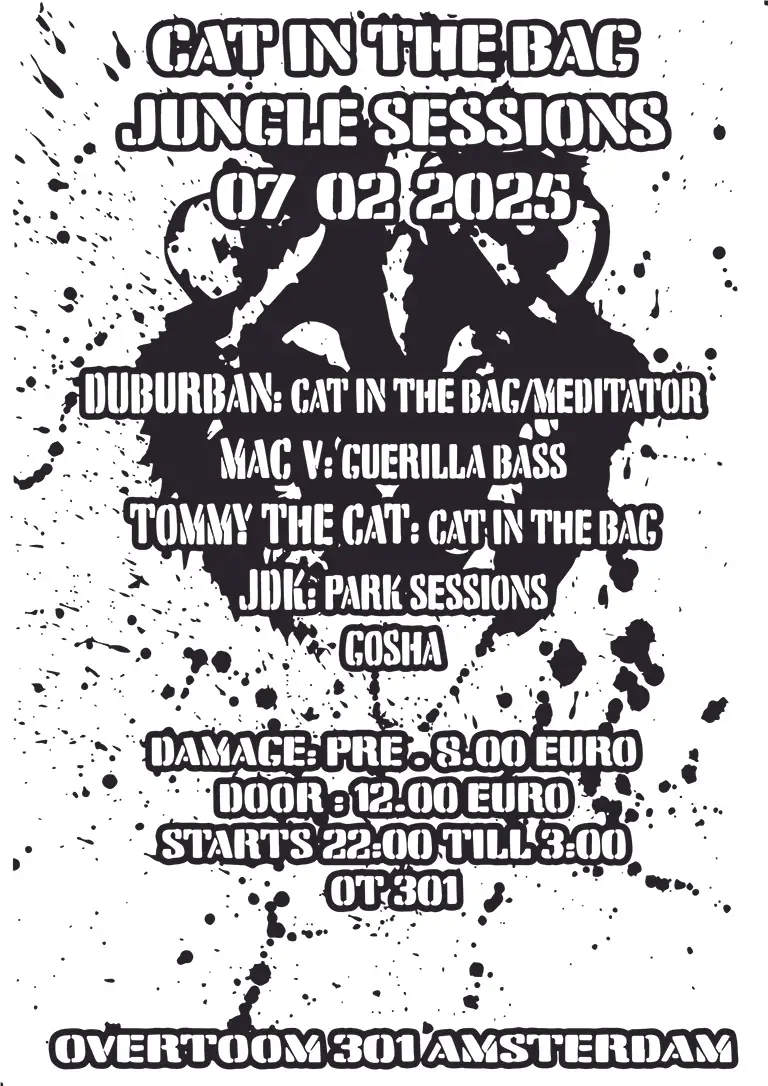 CAT IN THE BAG JUNGLE SESSIONS