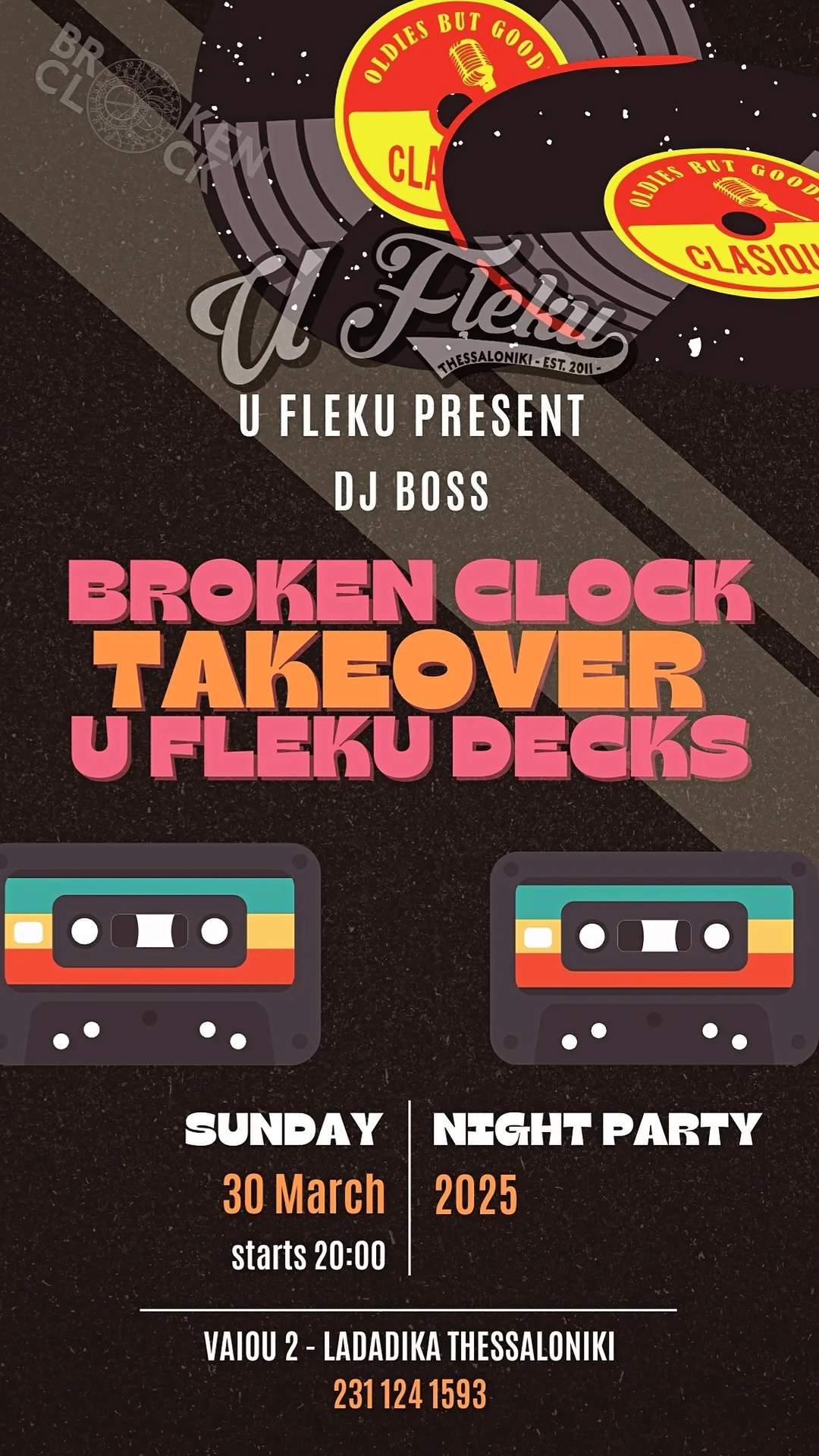 BROKEN CLOCK TAKEOVER U FLEKU DECKS