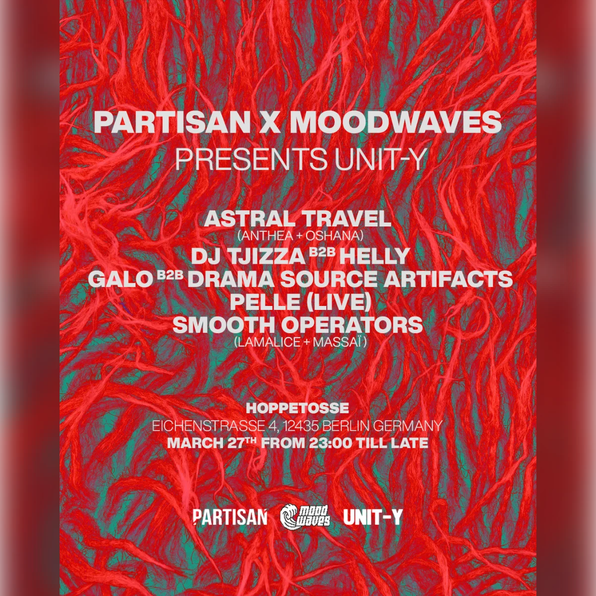 Partisan x Moodwaves present: UNIT-Y