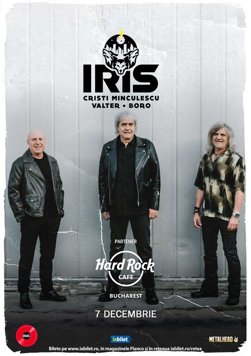 07/12 | Concert IRIS - Cristi Minculescu, Valter si Boro