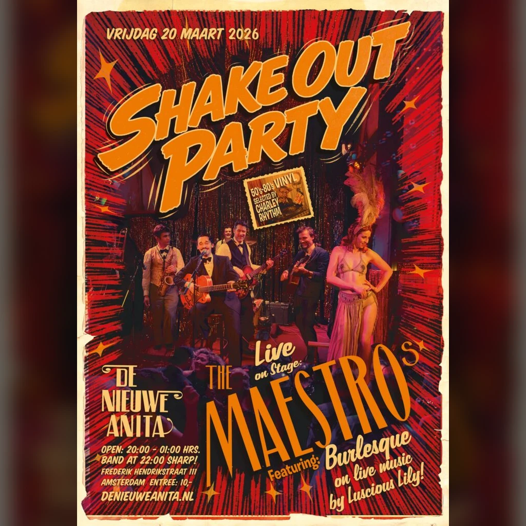 SHAKE-OUT Party: Maestros, burlesque and DJ