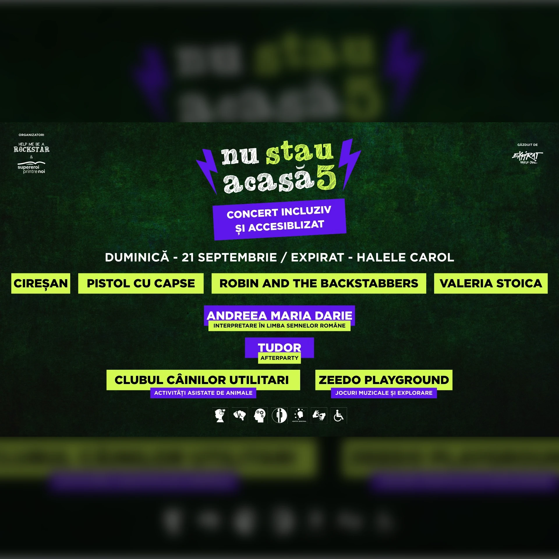 NU STAU ACASĂ #5 | Disability friendly event • Expirat • 21.09