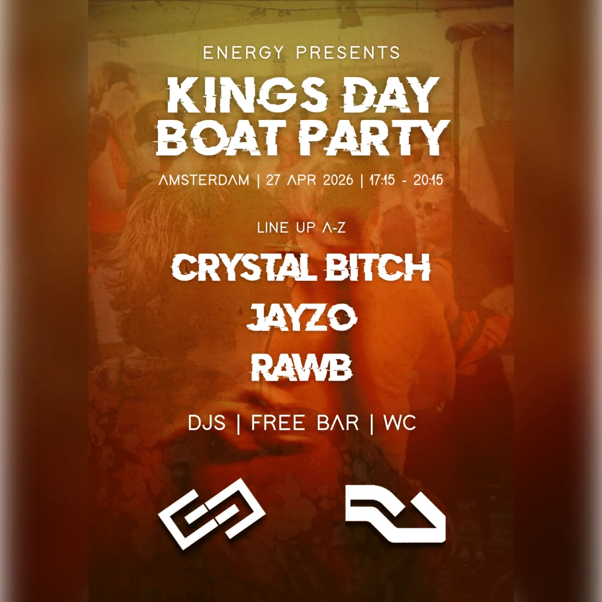 Energy presents: Kings Day Boat Party